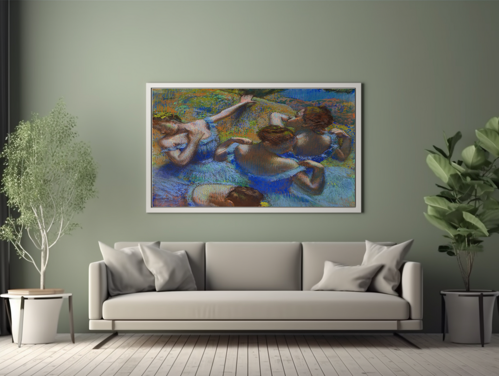 Danseuses bleues - Edgar Degas - Toile premium 430g (qualité galerie)