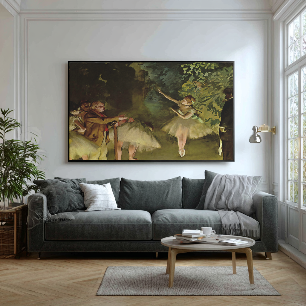Répétition de ballet - Edgar Degas - Toile premium 430g (qualité galerie)
