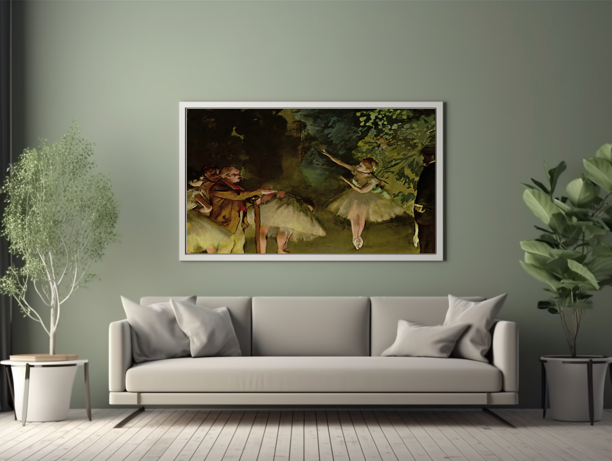 Ballet Rehearsal - Edgar Degas - Premium canvas 430g (gallery quality)