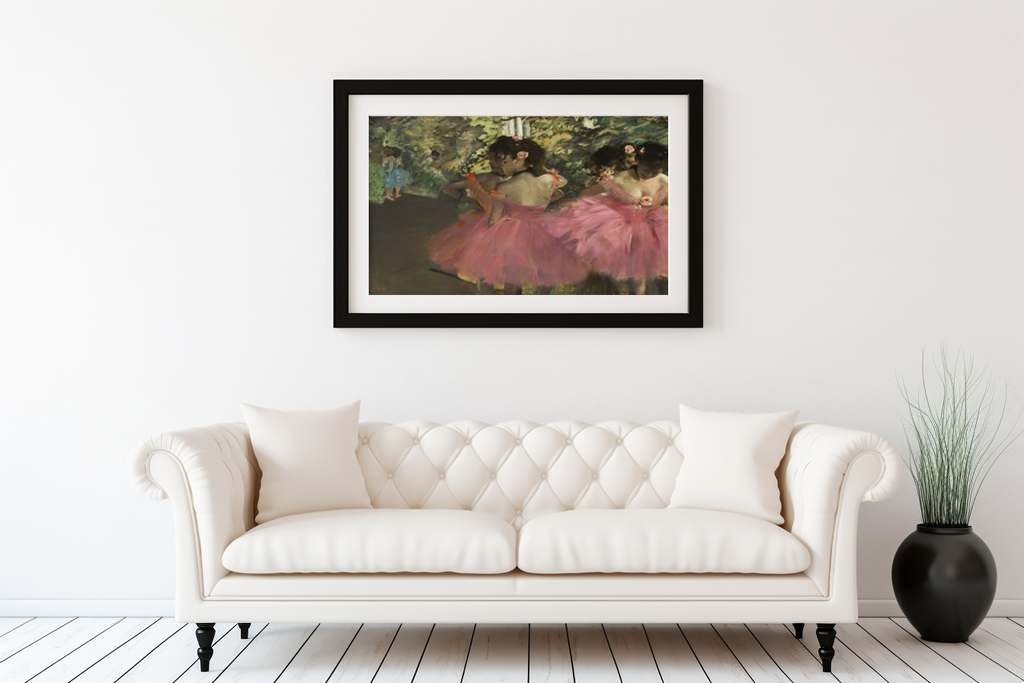 Dancers in Pink - Edgar Degas - Premium canvas 430g (gallery quality)