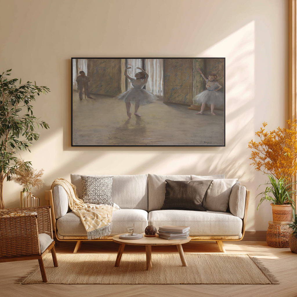 La Classe de Danse - Edgar Degas - Toile premium 430g (qualité galerie)