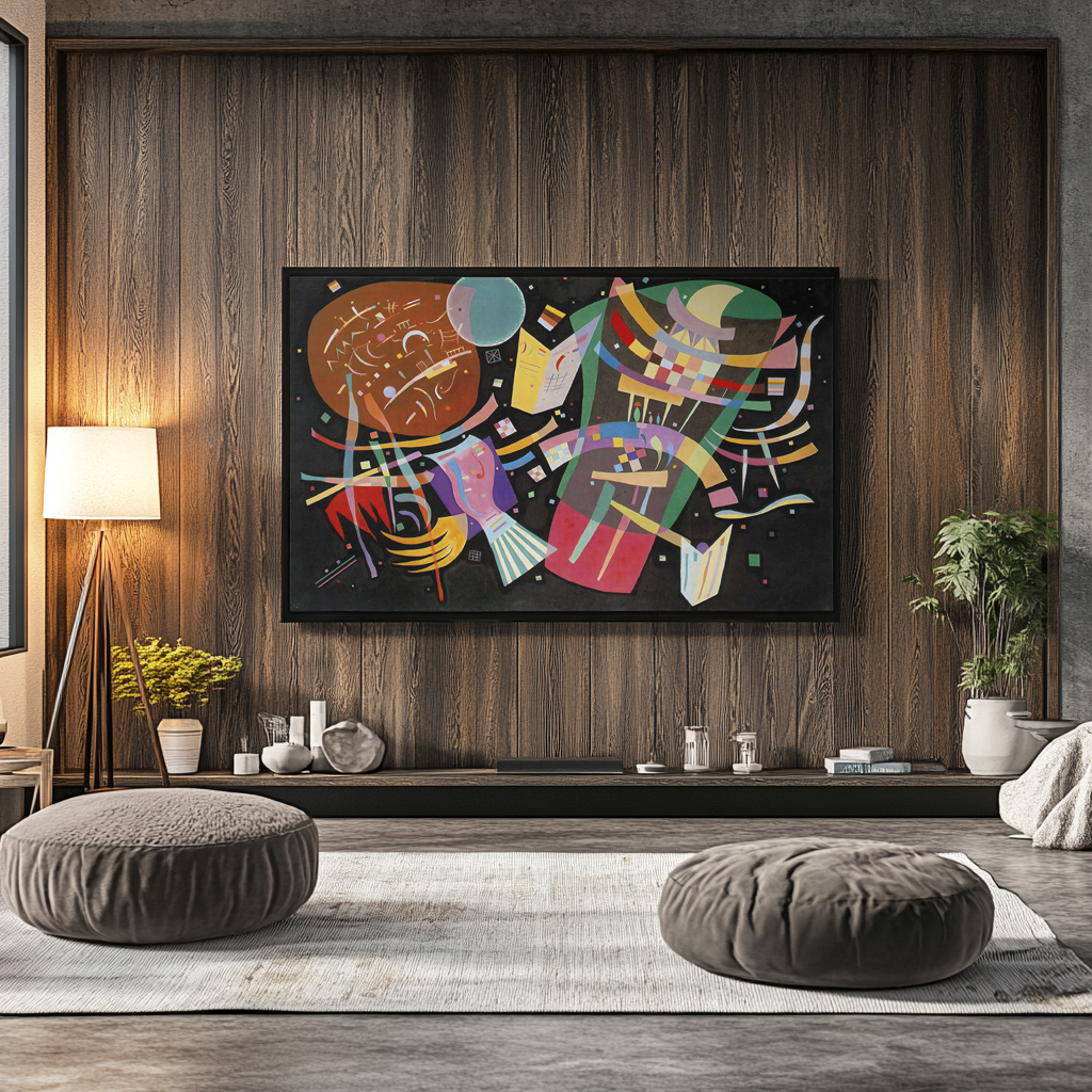 Composition X - Wassily Kandinsky - Toile premium 430g (qualité galerie)