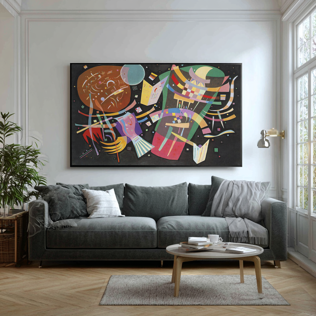 Composition X - Wassily Kandinsky - Toile premium 430g (qualité galerie)