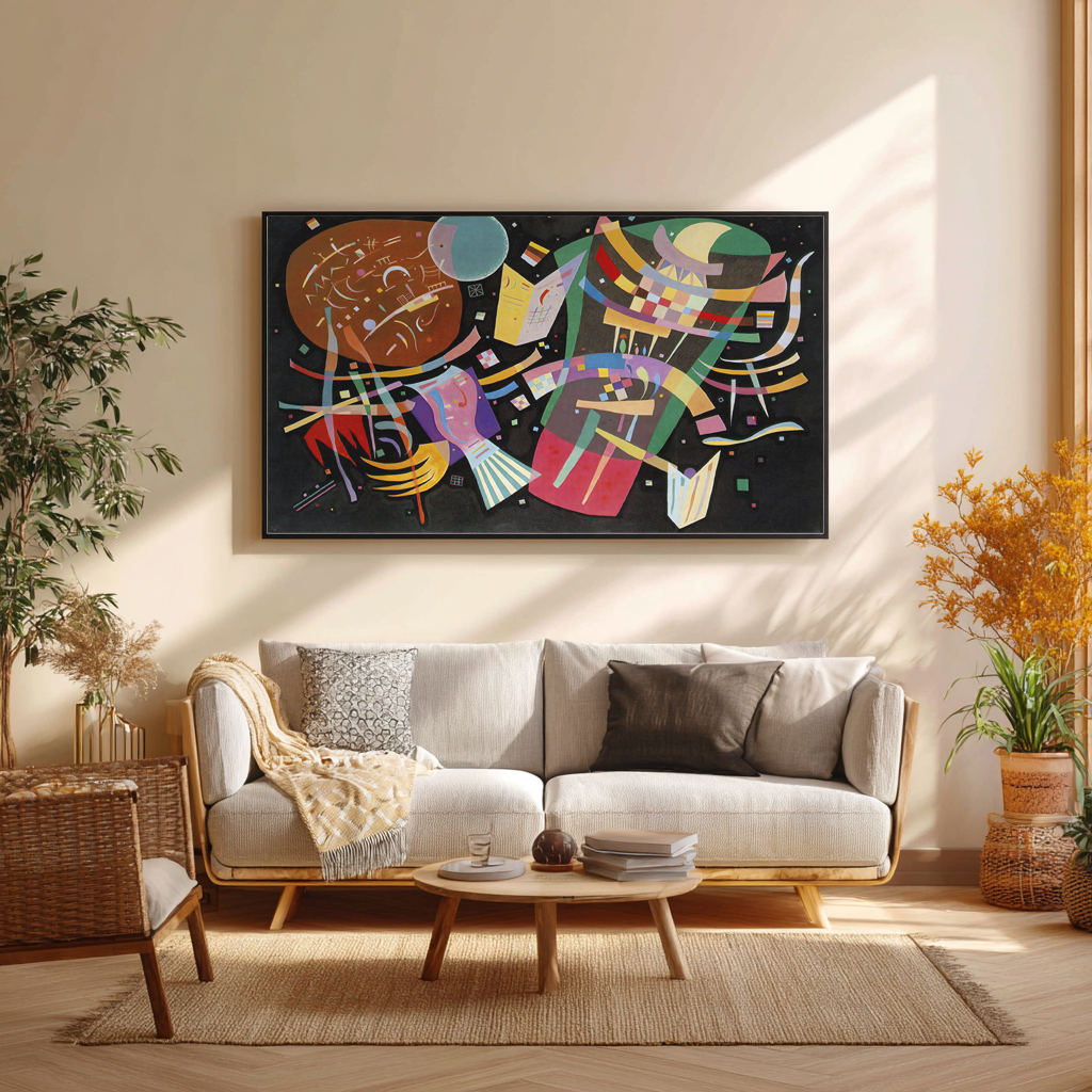 Composition X - Wassily Kandinsky - Toile premium 430g (qualité galerie)