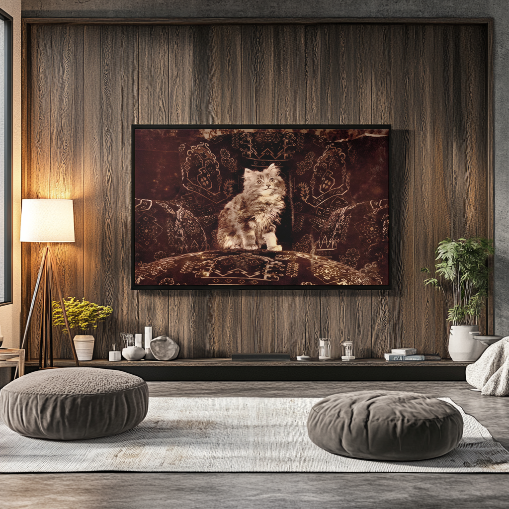 Chat - Paul Klee - Toile premium 430g (qualité galerie)