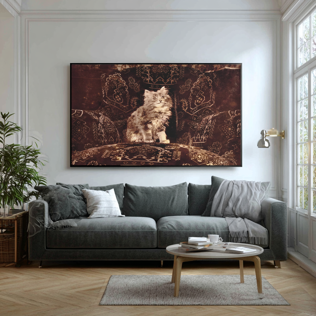 Chat - Paul Klee - Toile premium 430g (qualité galerie)