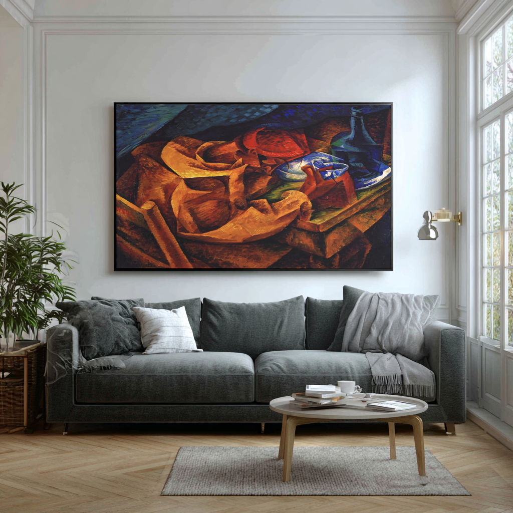 Le buveur - Umberto Boccioni - Toile premium 430g (qualité galerie)