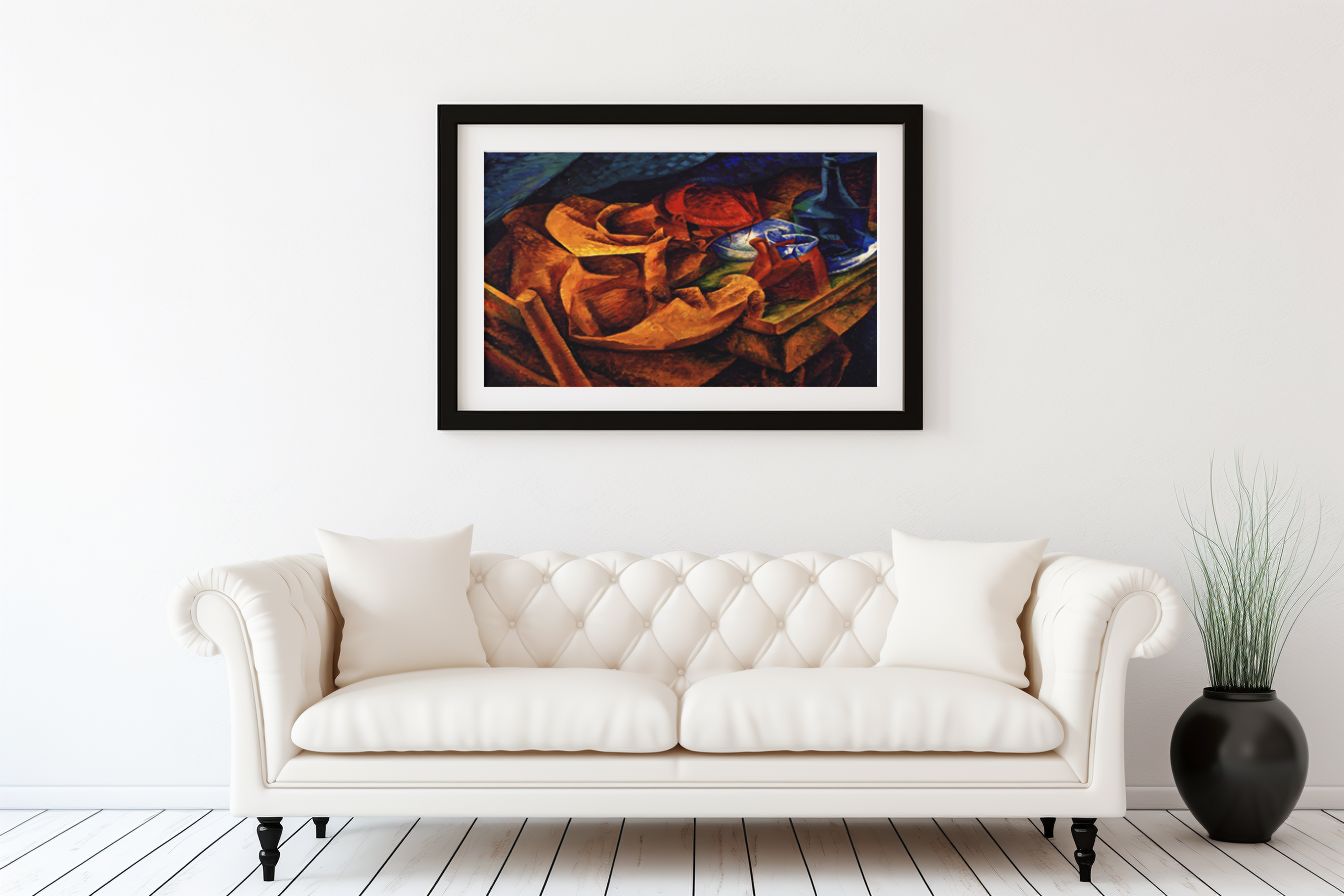 Le buveur - Umberto Boccioni - Toile premium 430g (qualité galerie)