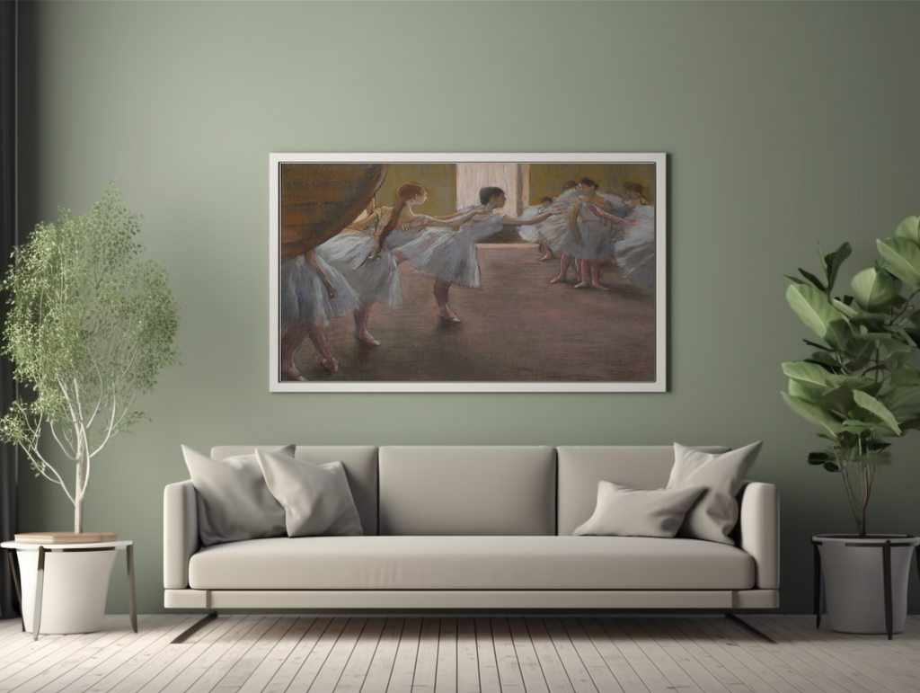 Répétition de ballet - Edgar Degas - Toile premium 430g (qualité galerie)
