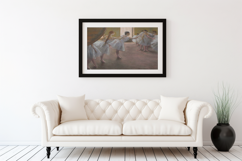 Répétition de ballet - Edgar Degas - Toile premium 430g (qualité galerie)