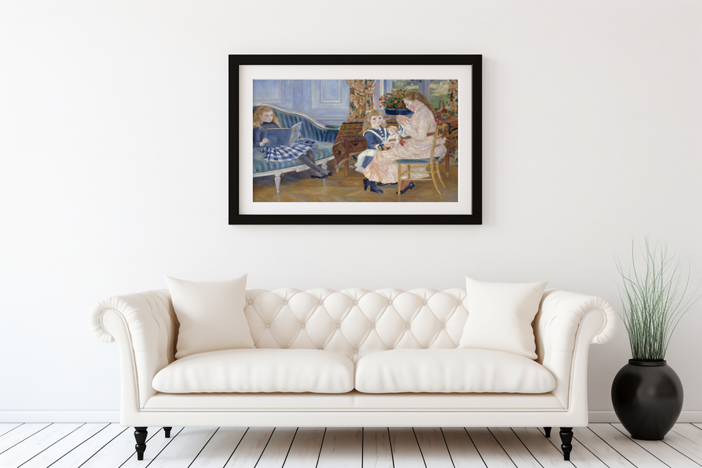 L'Après-midi des enfants à Wargemont - Pierre-Auguste Renoir - Toile premium 430g (qualité galerie)