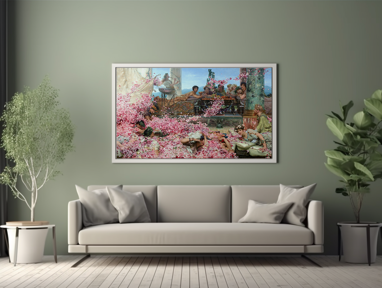 The Roses of Heliogabalus - Lawrence Alma-Tadema - Premium canvas 430g (gallery quality)