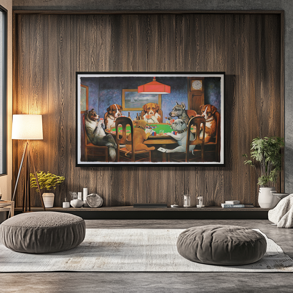 A Friend in Need - Cassius Marcellus Coolidge - Premium Canvas 430g (gallery quality)