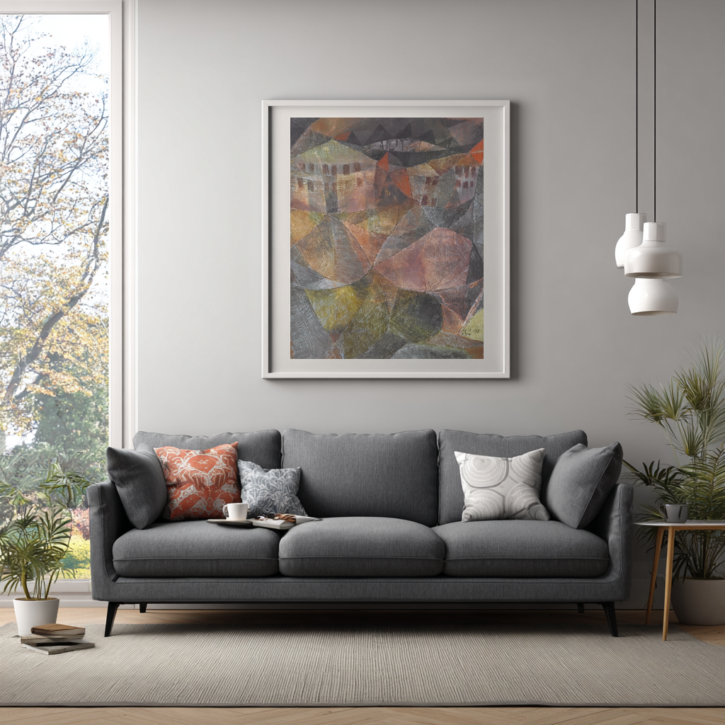 The Hotel - Paul Klee - Premium Canvas 430g (gallery quality)