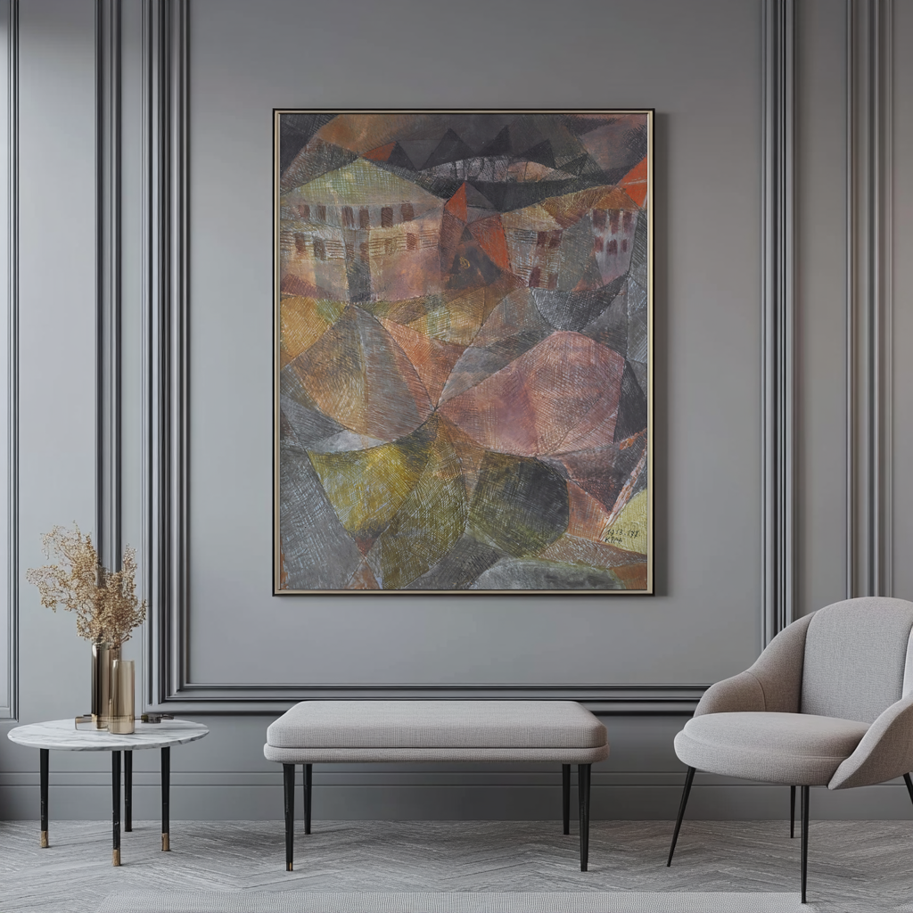 The Hotel - Paul Klee - Premium Canvas 430g (gallery quality)