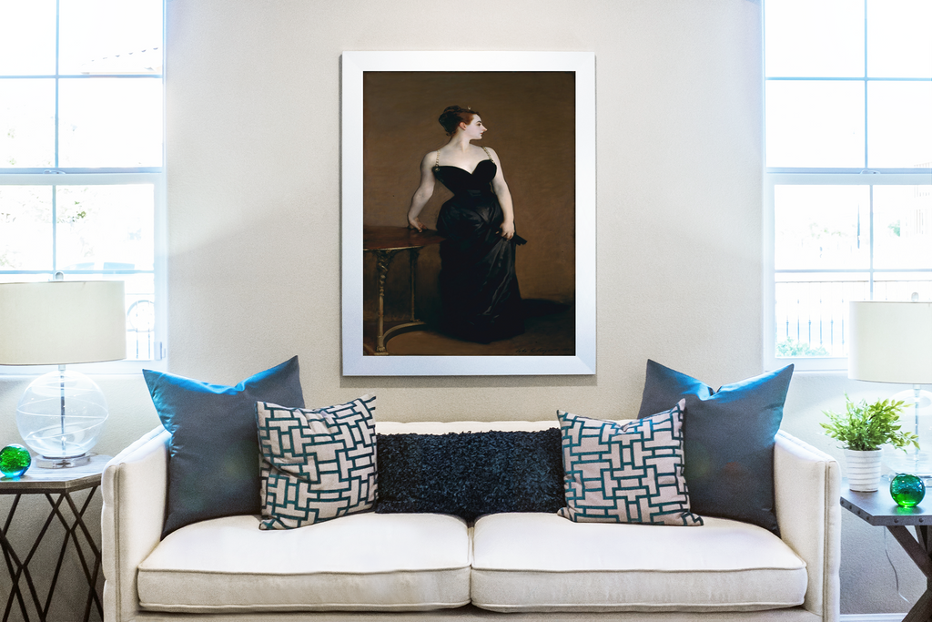 Portrait of Madame X - John Singer Sargent - Premium Canvas 430g (gallery quality)
