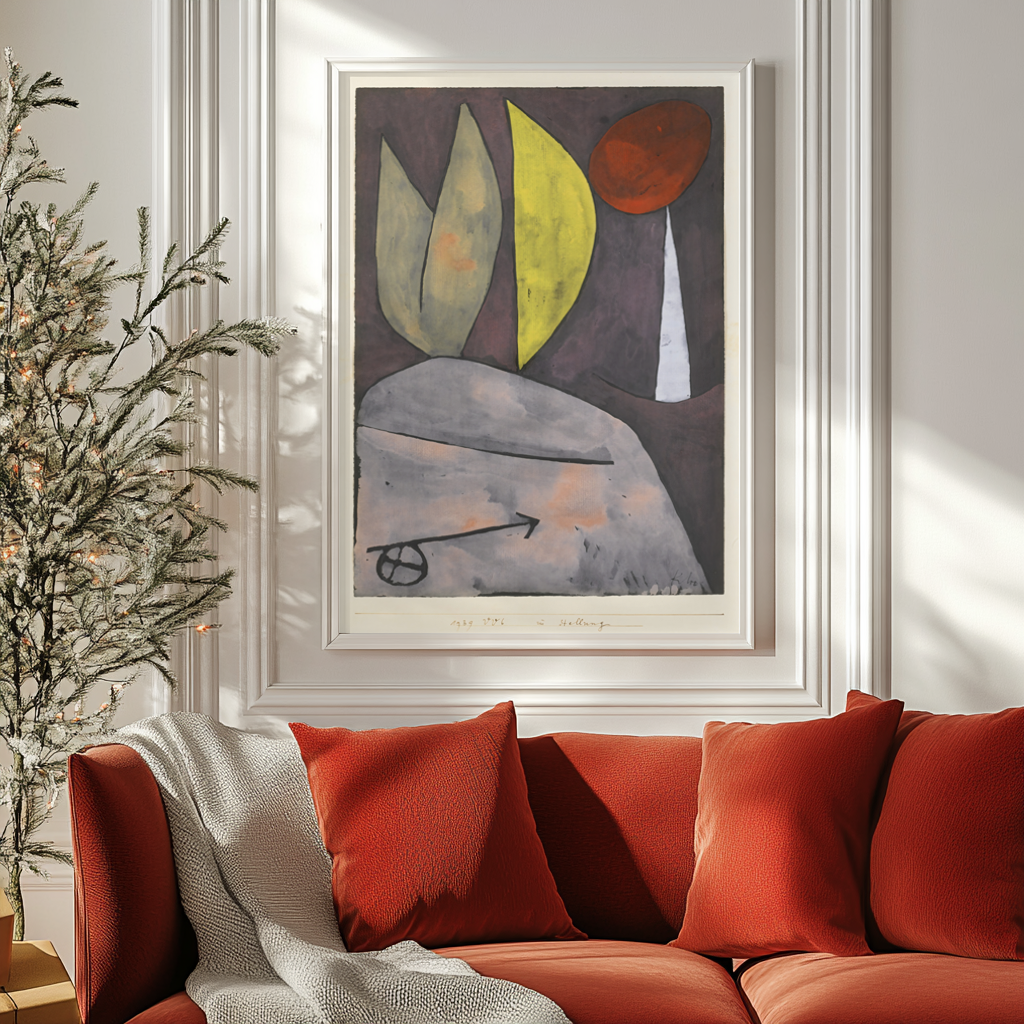 En posicion -Paul Klee - Lienzo premium 430g (calidad de galeria)