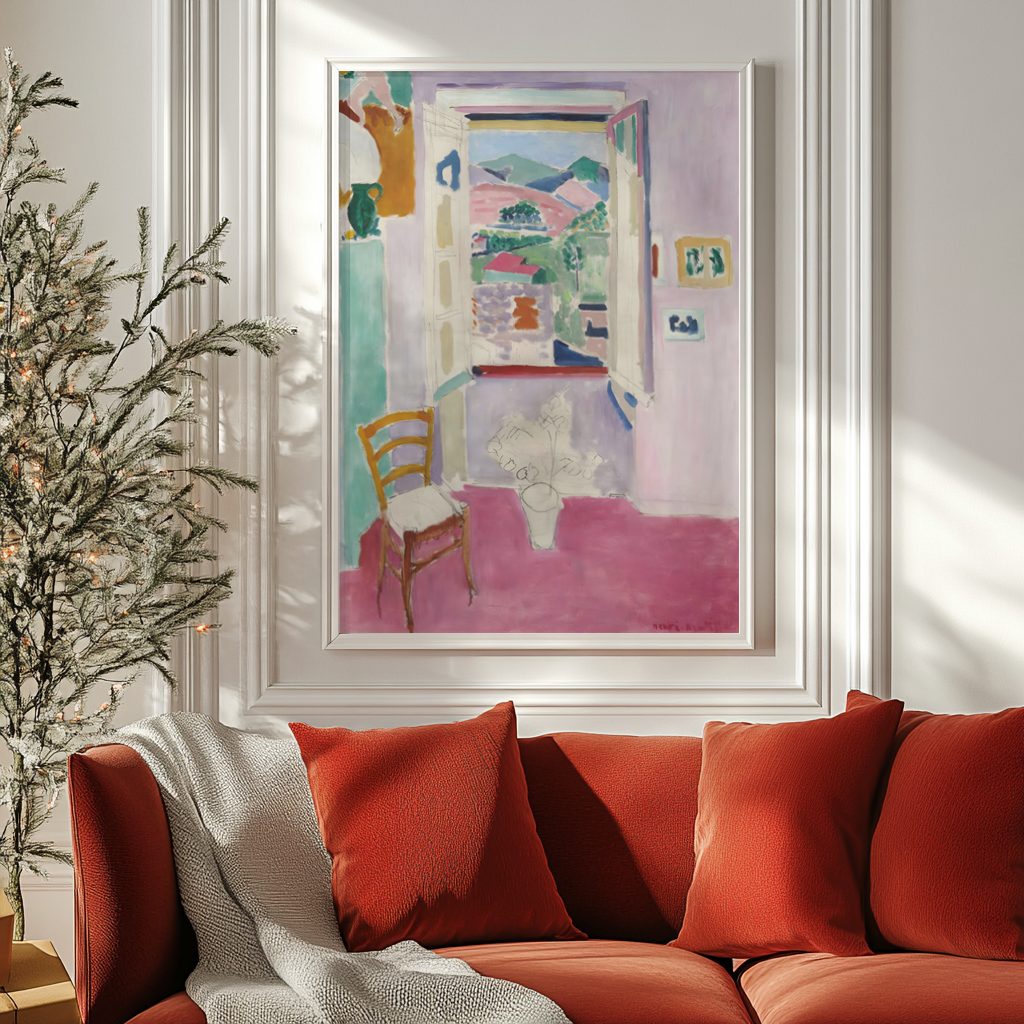 Ventana abierta - Henri Matisse - Lienzo premium 430g (calidad de galeria)