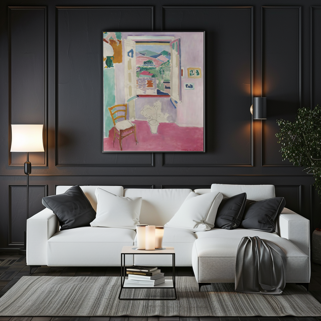 Ventana abierta - Henri Matisse - Lienzo premium 430g (calidad de galeria)