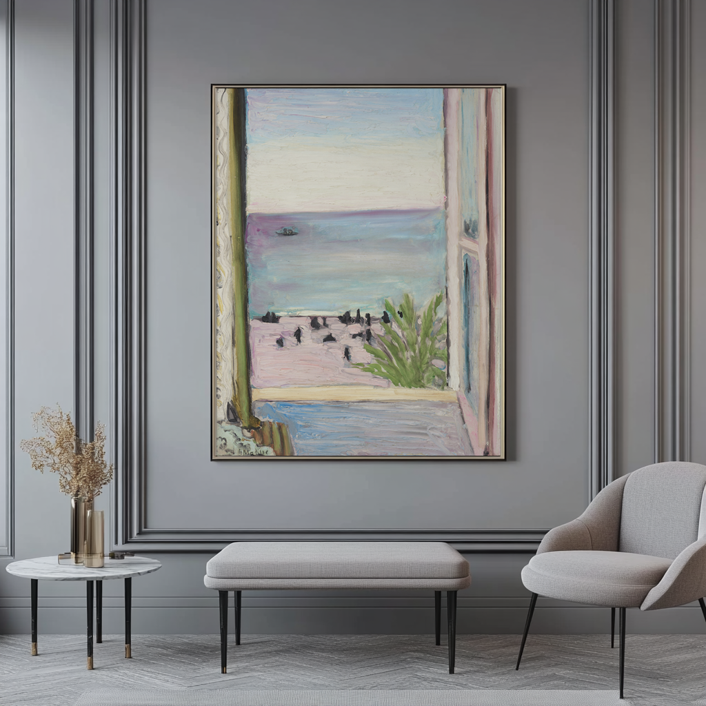 La ventana abierta - Henri Matisse - Lienzo premium 430g (calidad de galeria)