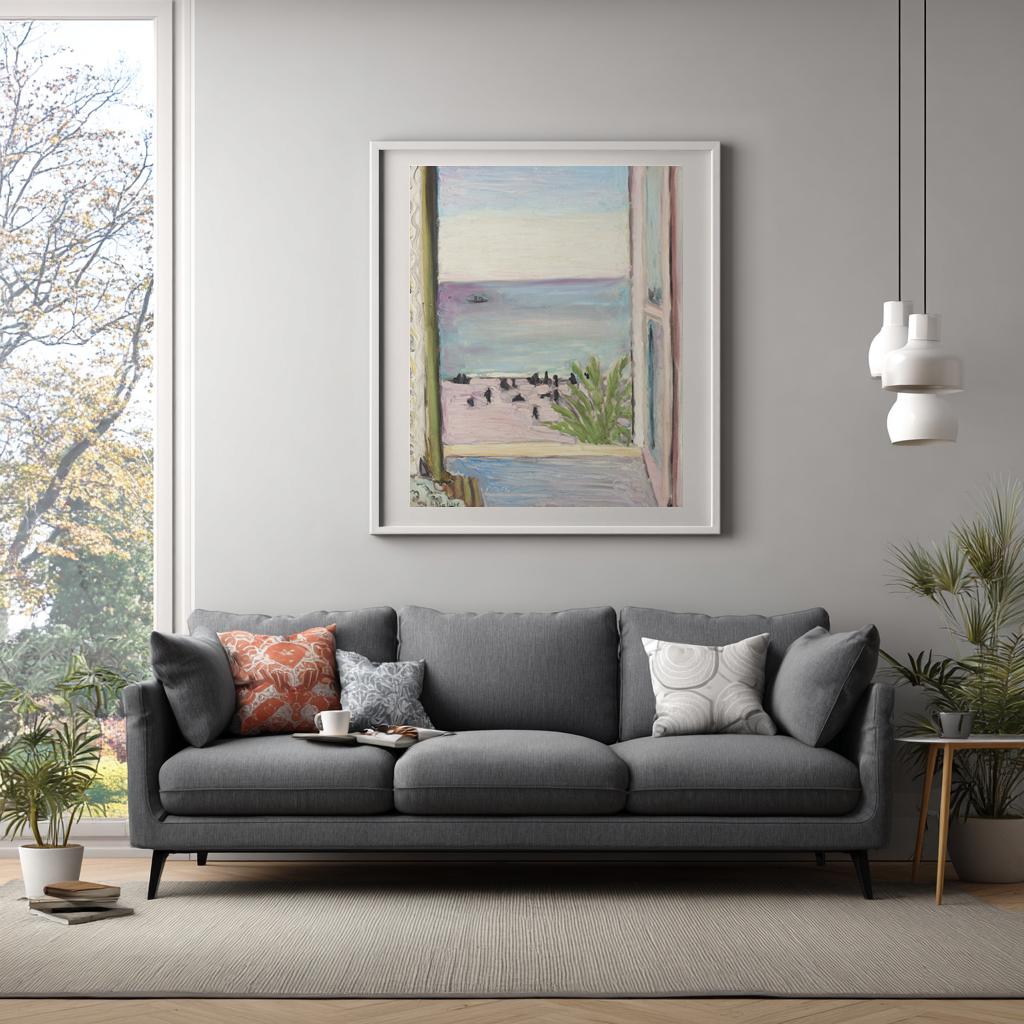 La ventana abierta - Henri Matisse - Lienzo premium 430g (calidad de galeria)