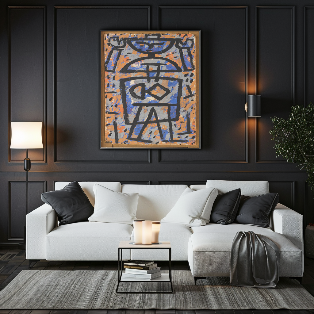 Manos arriba - Paul Klee - Lienzo premium 430g (calidad de galeria)