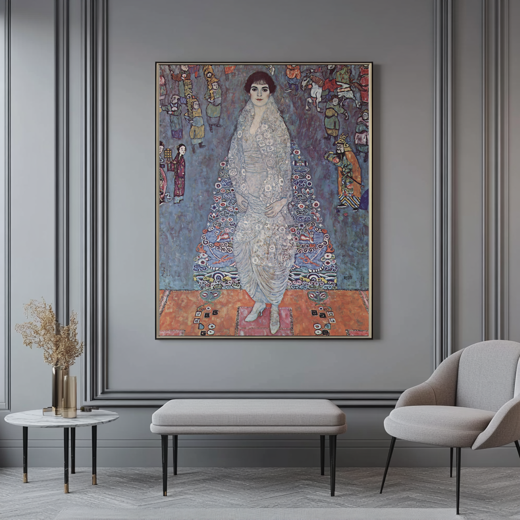 Retrato de la baronesa Elisabeth Bachofen- Echt - Gustav Klimt - Lienzo premium 430g (calidad de galeria)