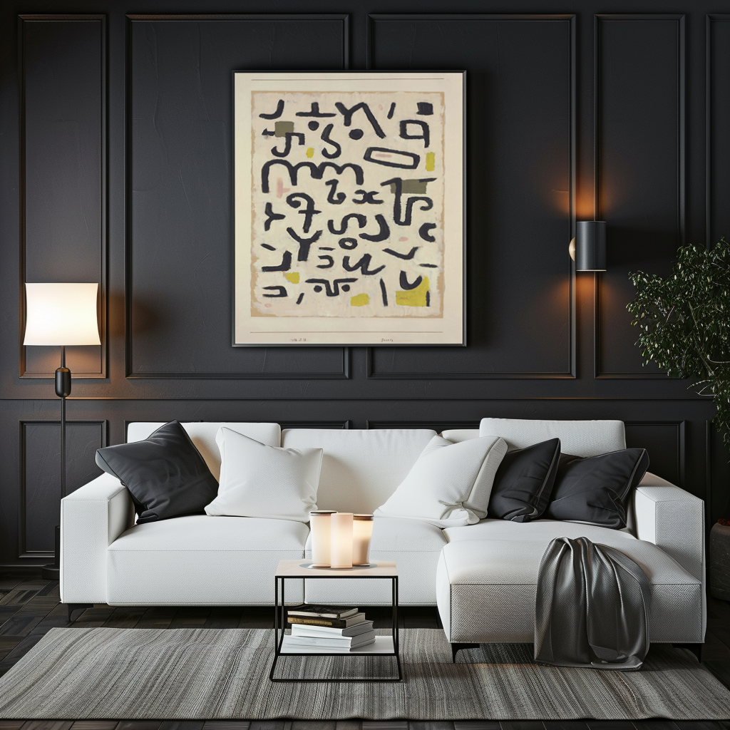 Law - Paul Klee - Premium canvas 430g (gallery quality)