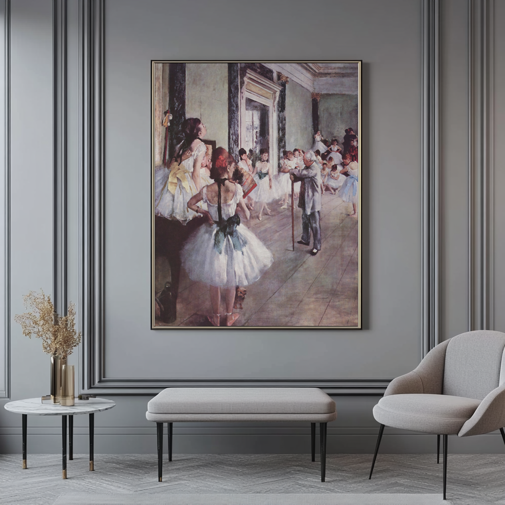La clase de danza -Edgar Degas - Lienzo premium 430g (calidad de galeria)