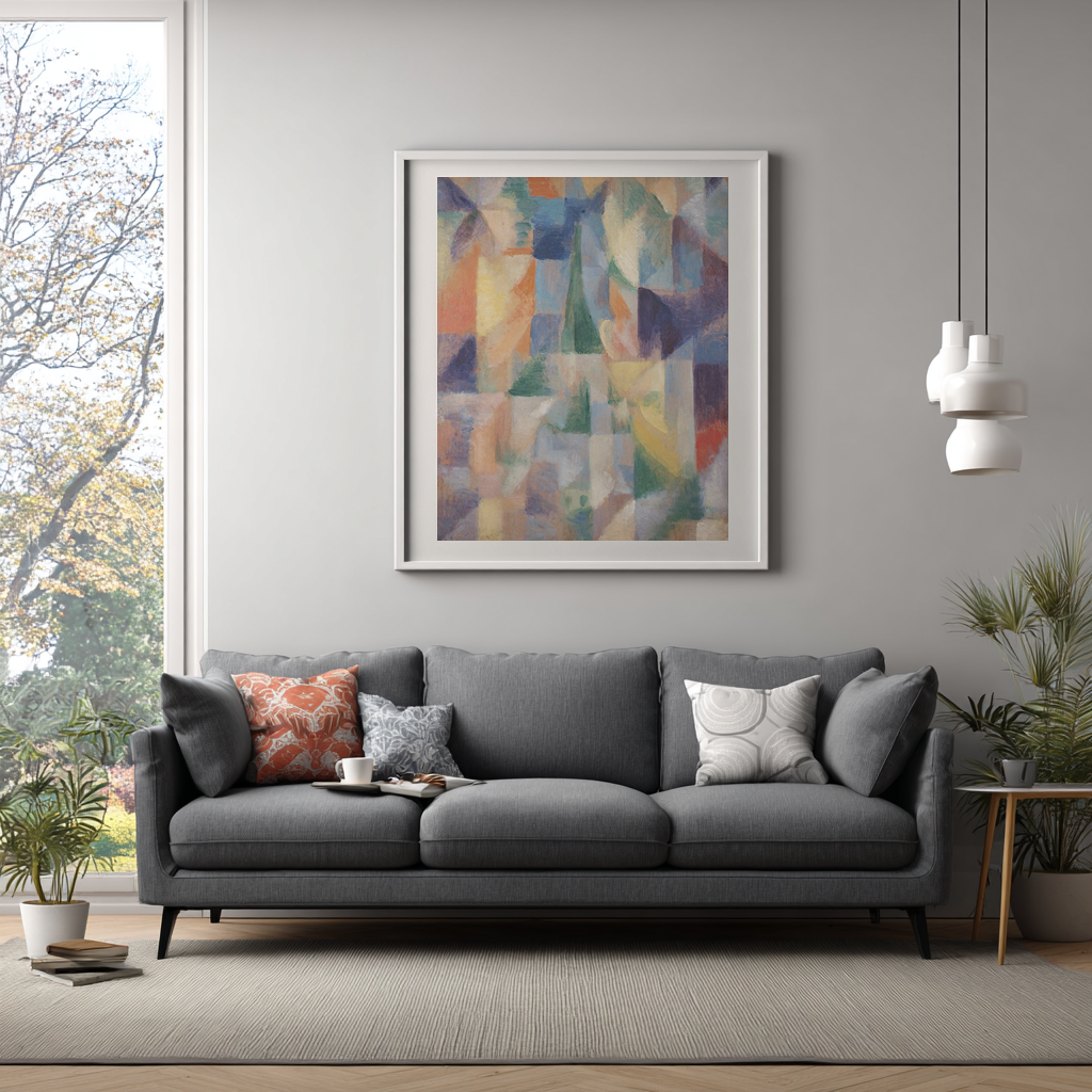 Window on the City - Robert Delaunay - 430g premium canvas (gallery quality)