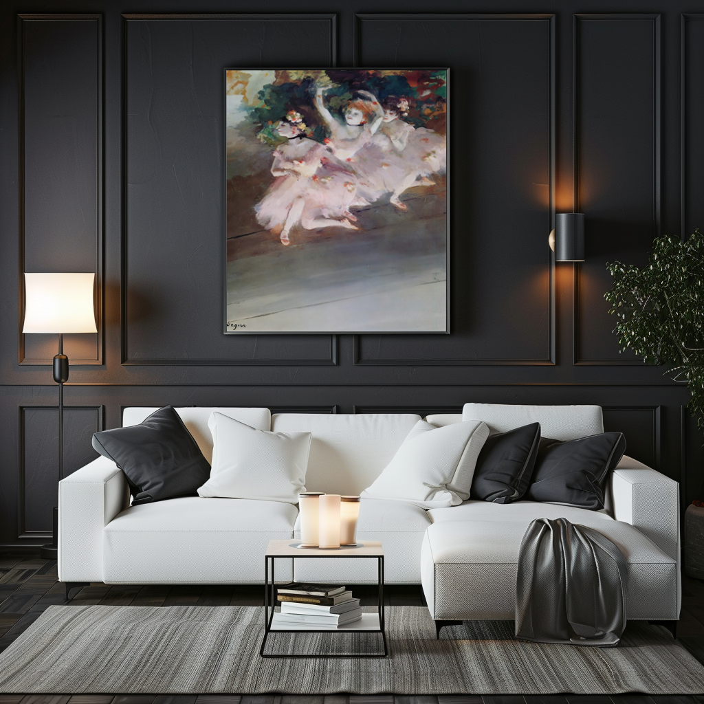 Three Dancers - Edgar Degas - Premium canvas 430g (gallery quality)