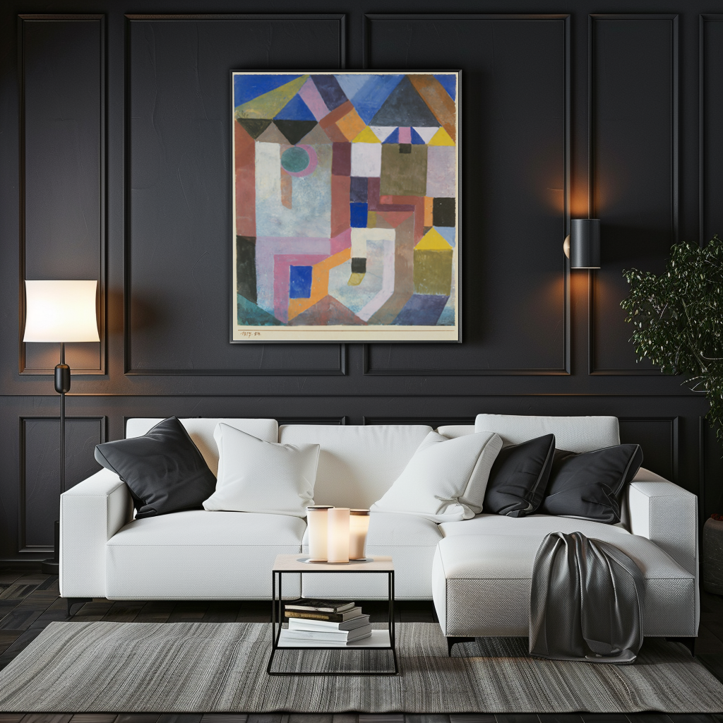 Color Architecture - Paul Klee - Premium 430g canvas (gallery quality)