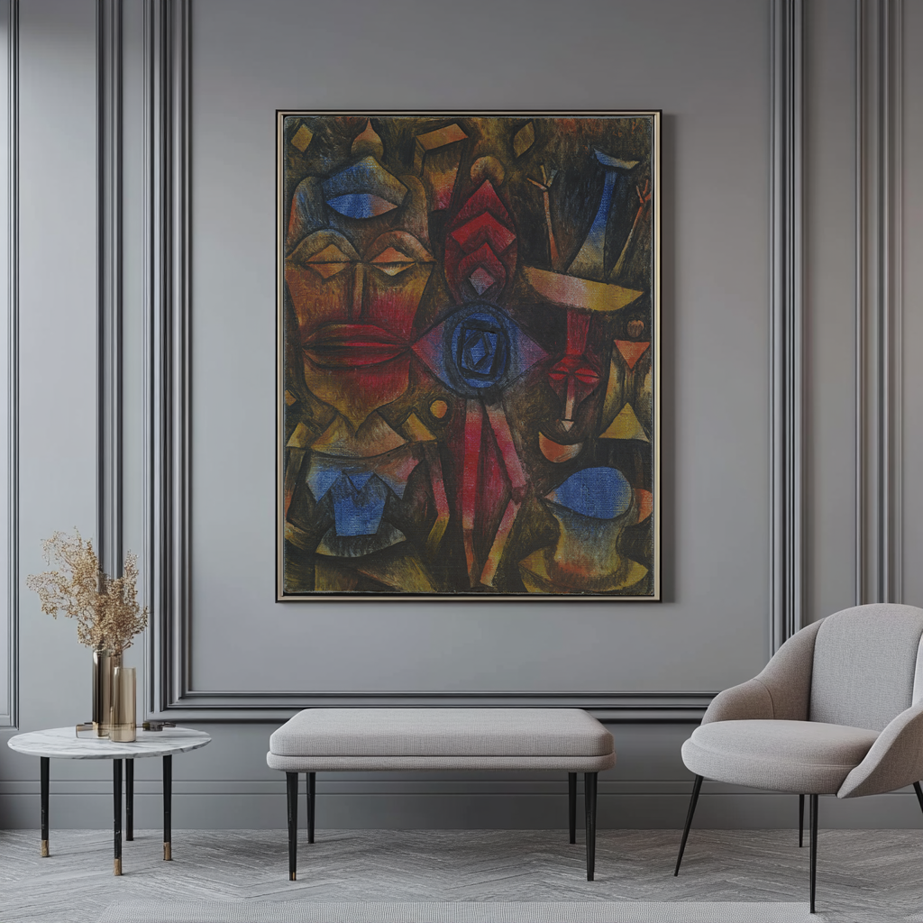 Colección de figurillas - Paul Klee - Lienzo premium 430g (calidad de galeria)