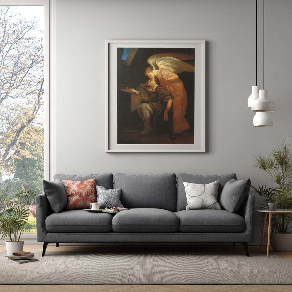 The Poet's Dream - Paul Cezanne - Premium Canvas 430g (gallery quality)