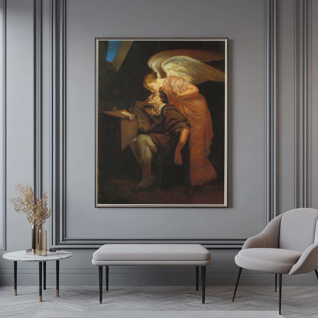 El sueño del poeta -Paul Cezanne - Lienzo premium 430g (calidad de galeria)
