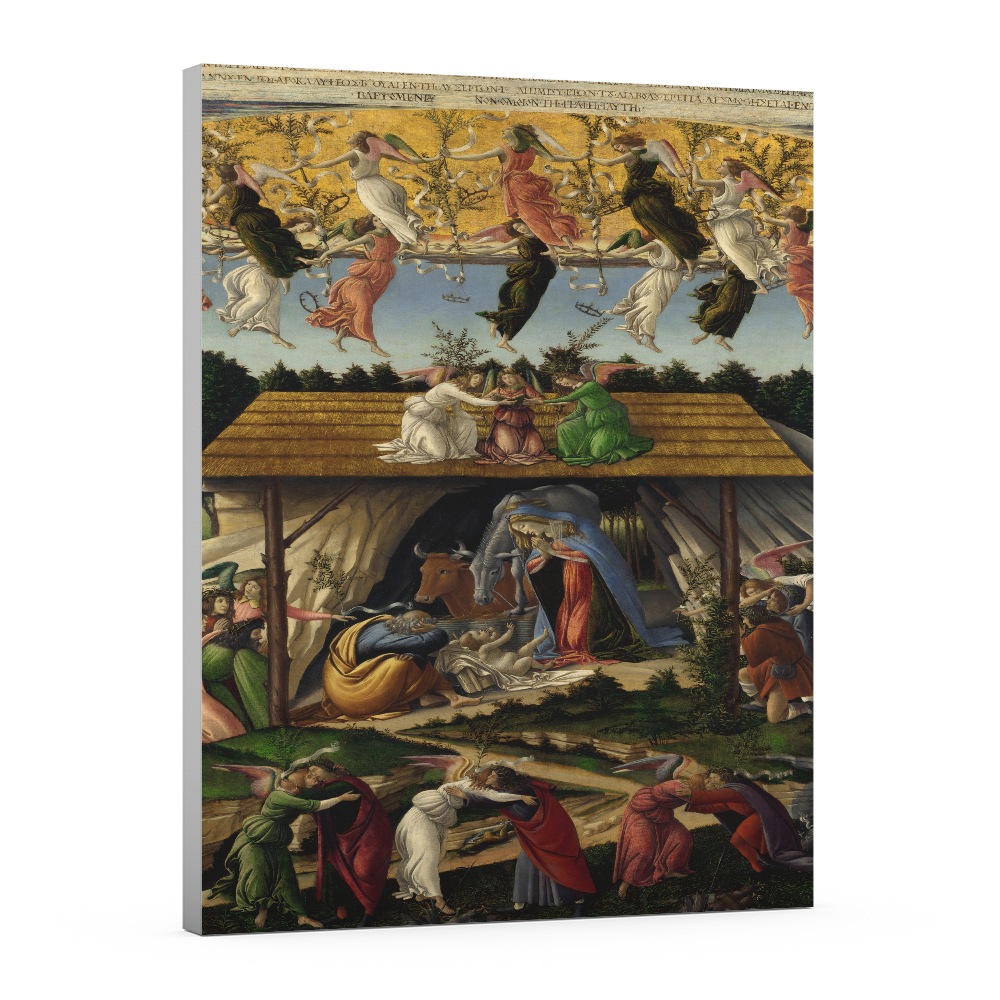 The Mystical Nativity - Sandro Botticelli - Premium 430g canvas (gallery quality)