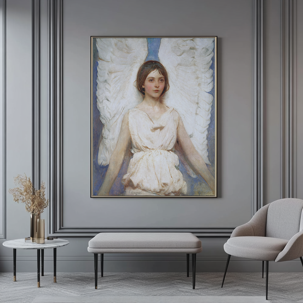 Angel - Abbott Handerson Thayer - Lienzo premium 430g (calidad de galeria)