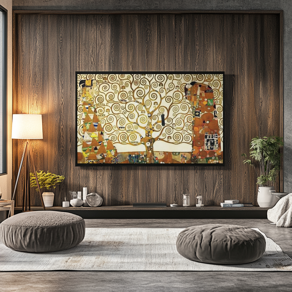 El arbol de la vida - Gustav Klimt - Lienzo premium 430g (calidad de galeria)