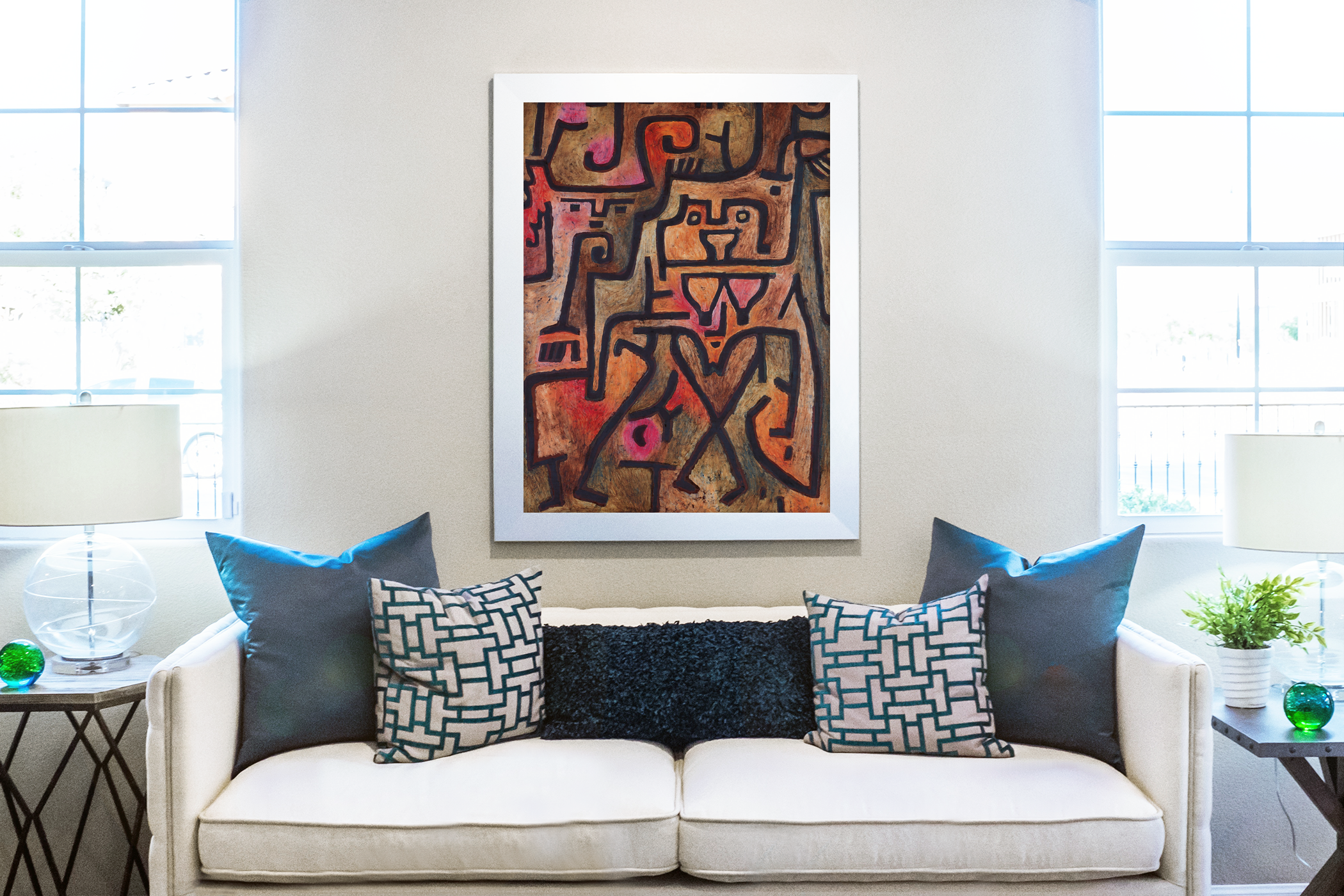 Sorcières de la forêt - Paul Klee - Toile premium 430g (qualité galerie)