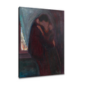 El beso- Edvard Munch - Lienzo premium 430g (calidad de galeria)