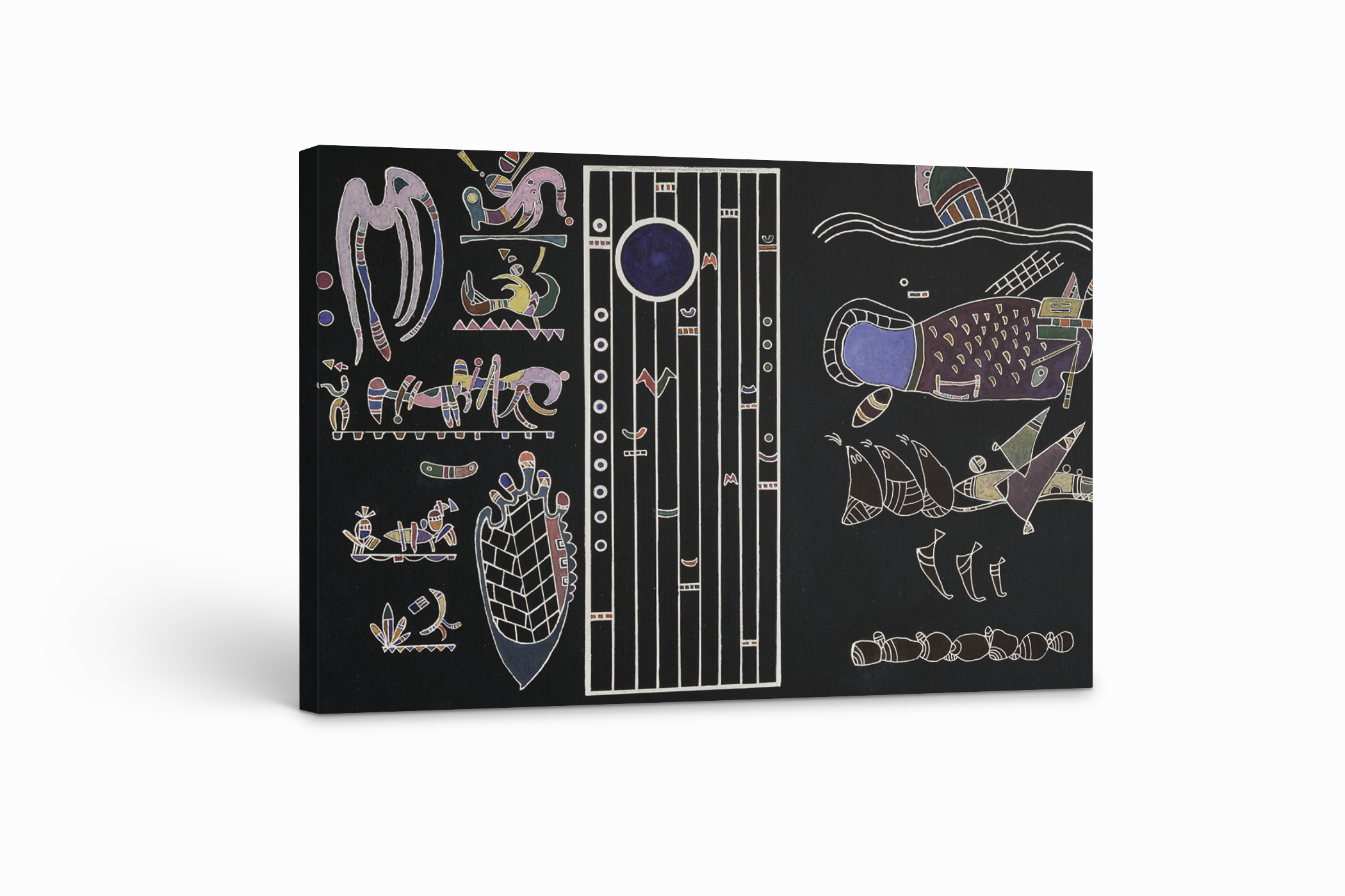 Pintura inacabada - Wassily Kandinsky - Lienzo premium 430g (calidad de galeria)