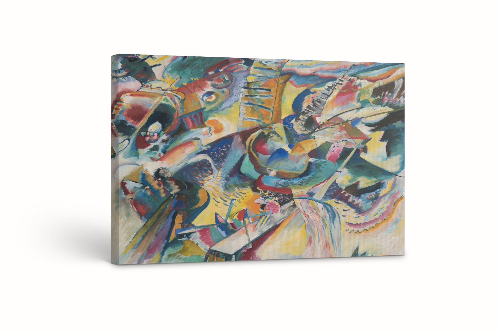 Improvisacion Klamm - Wassily Kandinsky - Lienzo premium 430g (calidad de galeria)