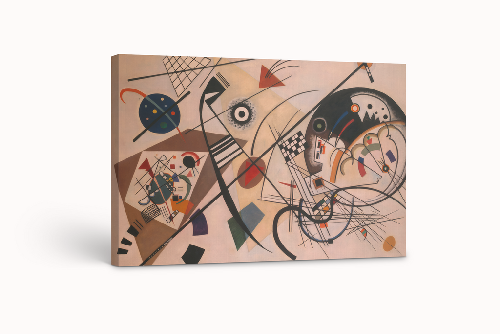 Ligne continue - Vassily Kandinsky - Toile premium 430g (qualité galerie)