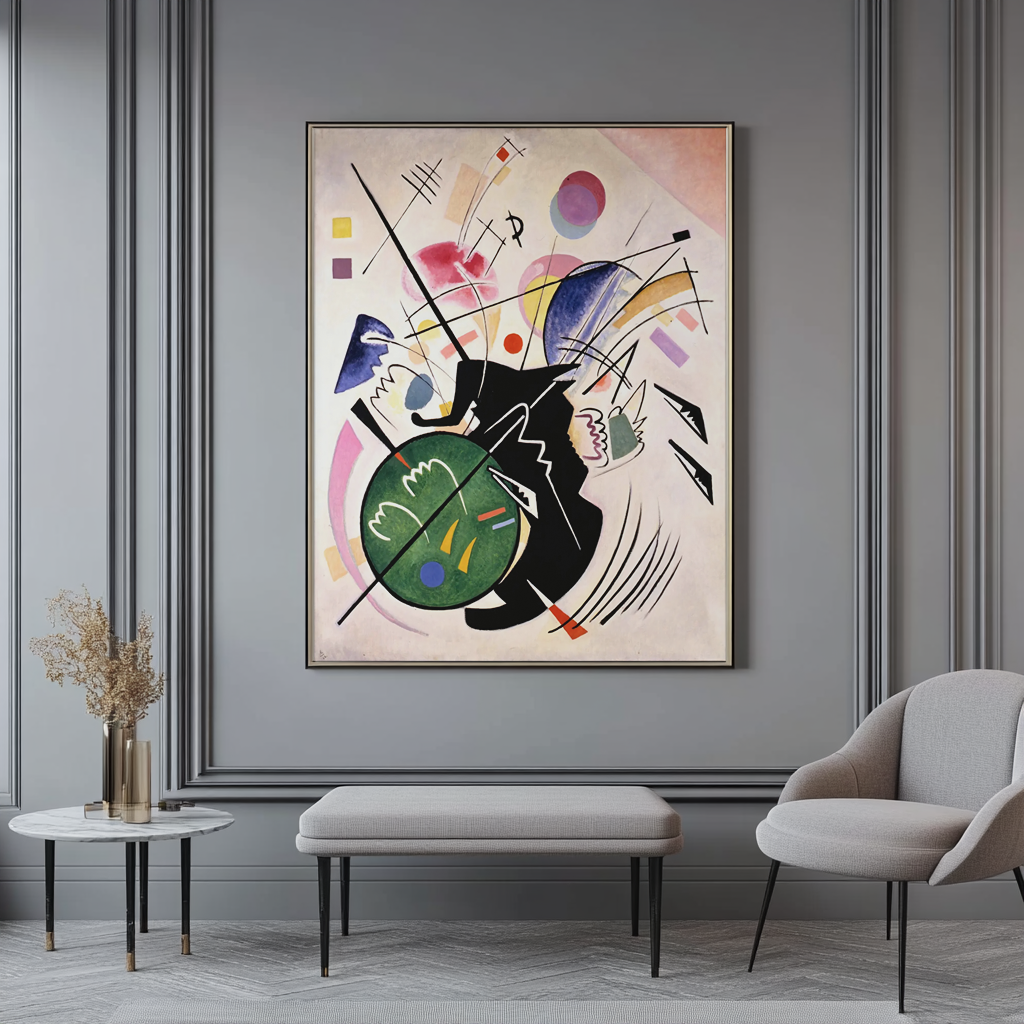 Black Form - Wassily Kandinsky - Premium canvas 430g (gallery quality)