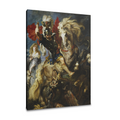 San jorge y el dragon- Peter Paul Rubens - Lienzo premium 430g (calidad de galeria)
