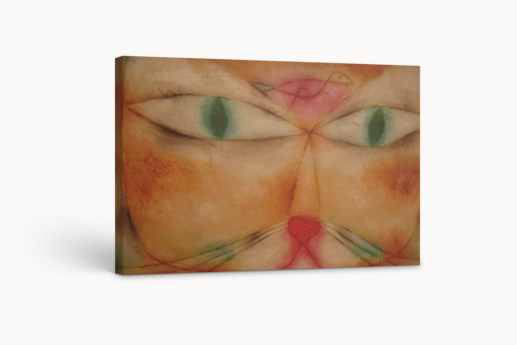 The Cat and the Bird - Paul Klee - Premium canvas 430g (gallery quality)