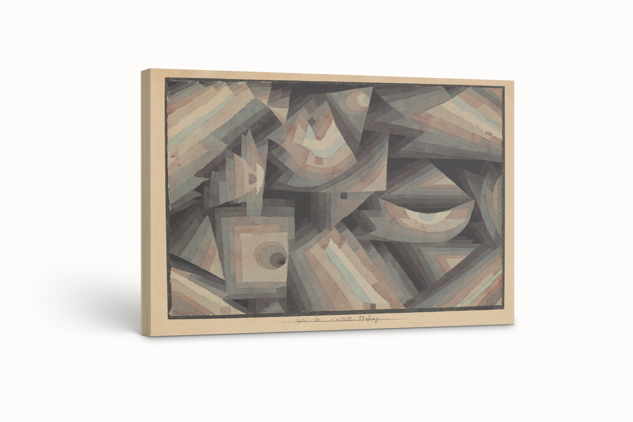 Gradacion de cristal - Paul Klee - Lienzo premium 430g (calidad de galeria)