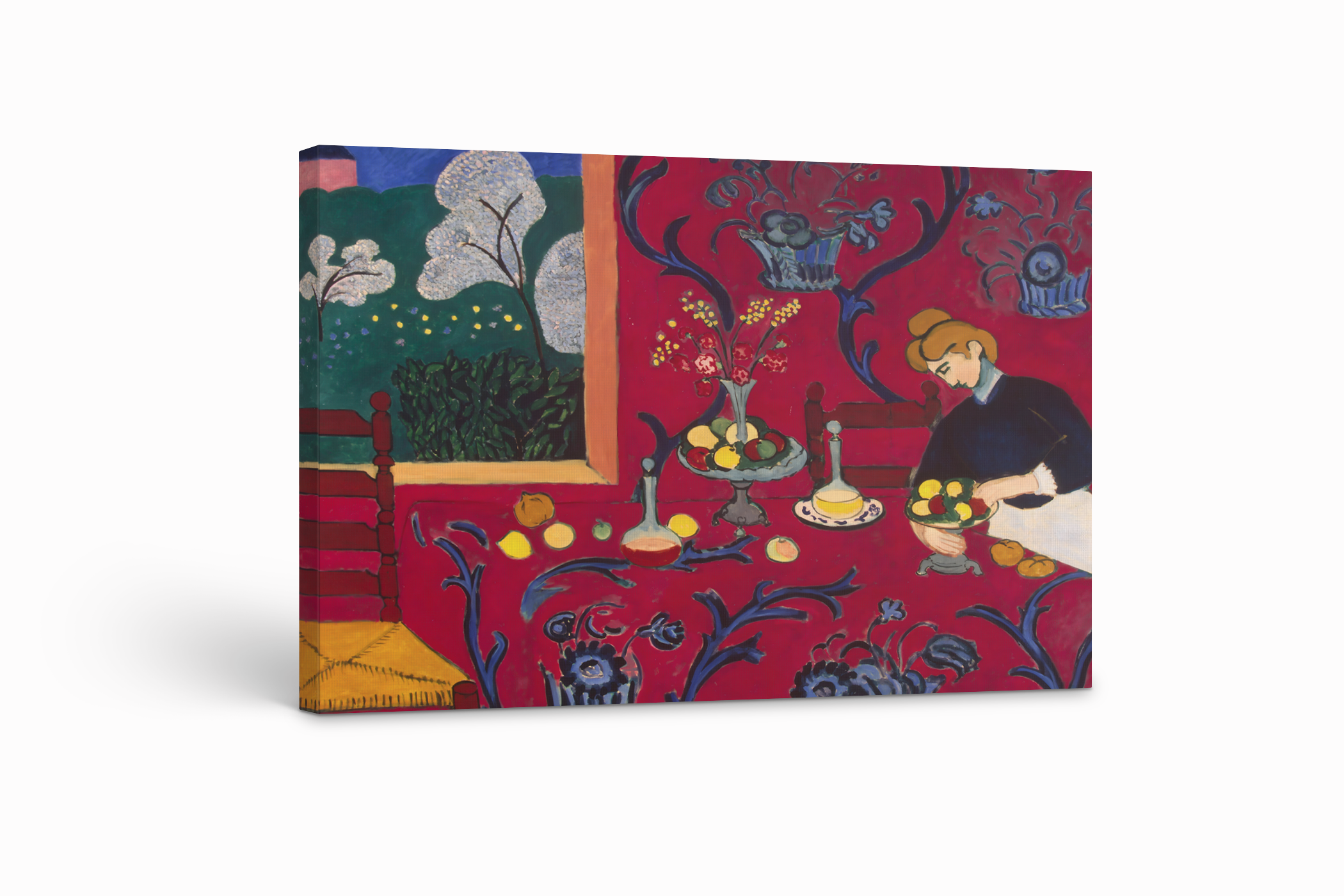 La habitacion roja - Henri Matisse - Lienzo premium 430g (calidad de galeria)