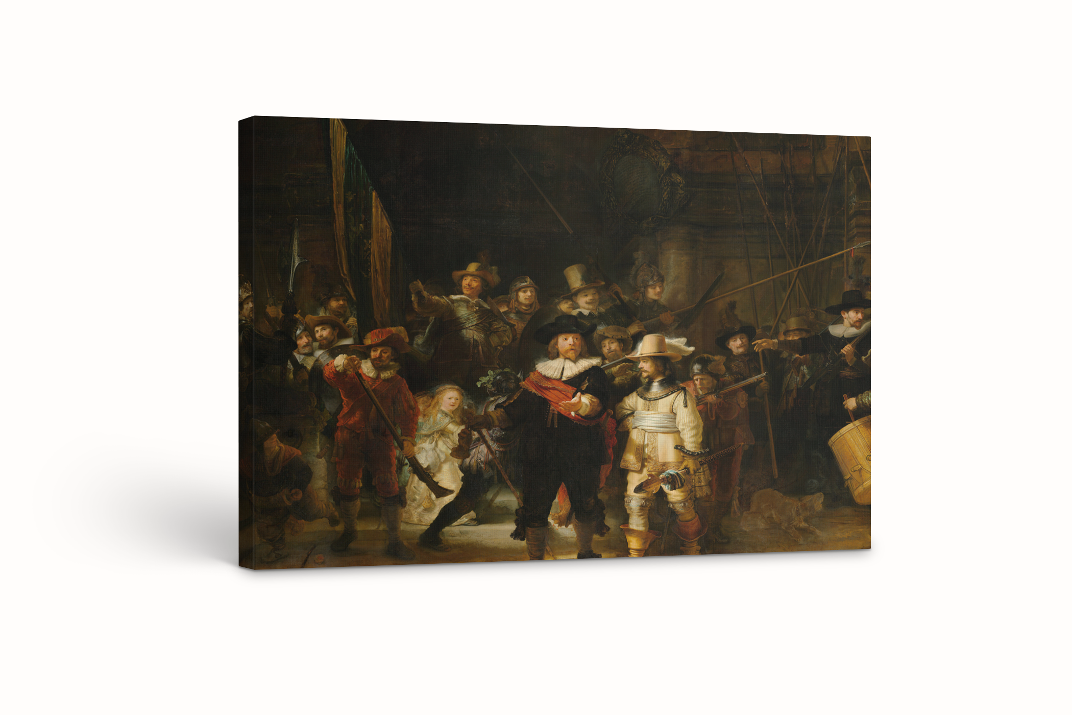La ronda de noche - Rembrandt Van Rijn - Lienzo premium 430g (calidad de galeria)