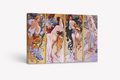 Las cuatro estaciones - Alphonse Mucha- Lienzo premium 430g (calidad de galeria)